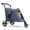 Navy Blue, variant on OSM Pet Stroller for Large Dogs or Multiple Dogs Cats with Adjustable Handle, 3-Wheels Dual Entry Portable Dog Carting Easy Folding Pet Wagon Double Dog Stroller up to 55 lbs, Pink