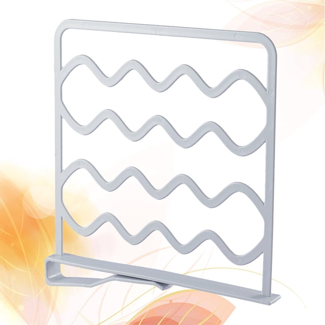 WEUVEB Closet Organizer White PP Shelf Divider for Stacking Clothes and Linens Without Clutter