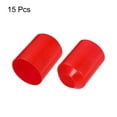thumbnail image 3 of 15Pcs Heat Shrink End Cap 50mm ID x 75mm L 2.5:1 Ratio Heat Shrink Tubing Caps Lined Sealed Waterproof Red, 3 of 5