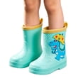 thumbnail image 2 of YHAJDS Kids Dinosaur Rain Boots Waterproof Non Slip Short Shaft Rubber Shoes for Boys Girls 2-8 Years, 2 of 6