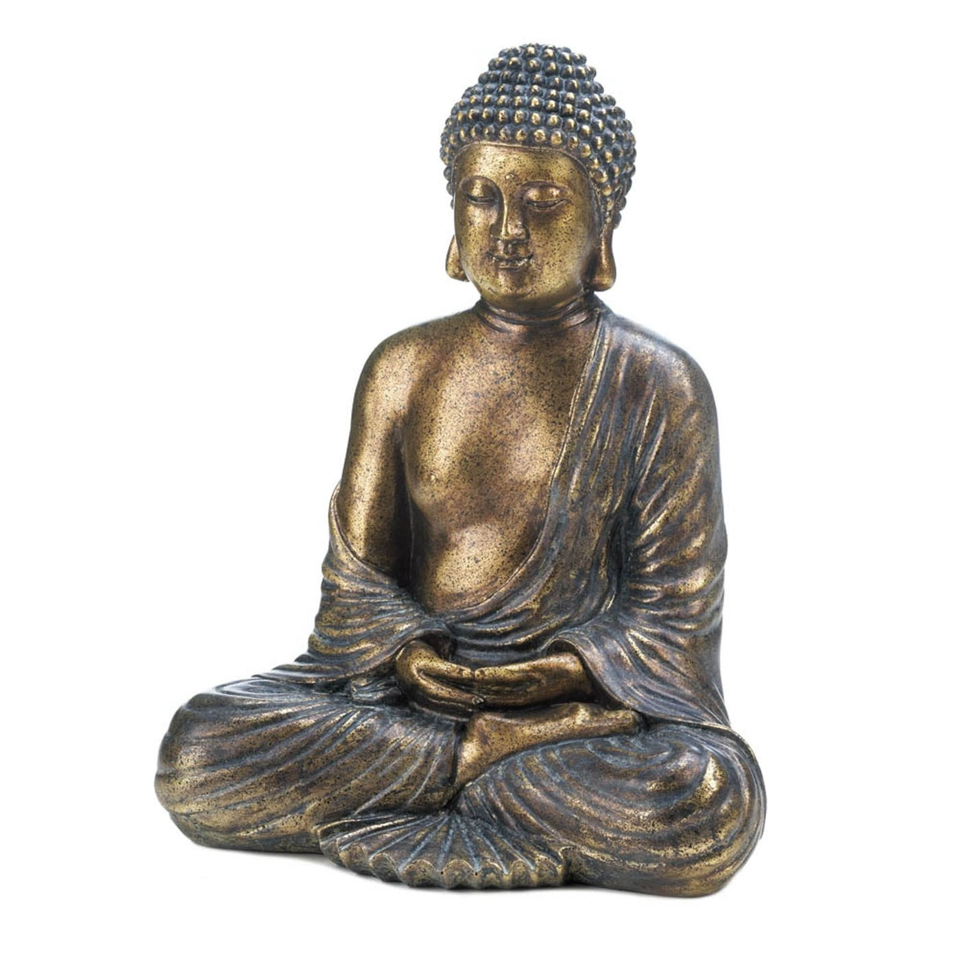 Medium 26 In Design Toscano Meditative Buddha of the Grand Temple Garden Statue 
