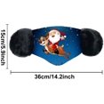 thumbnail image 5 of Encantador invierno cálido Navidad muñeco de nieve calentadores de orejas orejas orejeras de felpa para mujeres hombres juguetones niñas orejeras protección contra el frío cálido (G) Ormromra CJWUS-2717, 5 of 5
