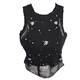 thumbnail image 1 of Blusa top sin mangas con pedrería casual, 1 of 3