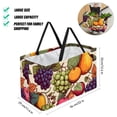 thumbnail image 2 of Thanksgiving Fruits Large Foldable Oxford Cloth Toy Basket - Beach Bag, Shopping Bags, Laundry Basket, 2 of 7