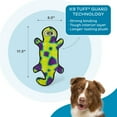 thumbnail image 4 of Outward Hound Durablez Stuffing-Free Squeaky Interactive Dog Toy, Tough Plush, Gecko, Green, Large, 4 of 6