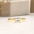 thumbnail image 2 of 10K Yellow Gold Oval Moonstone Solitaire Engagement Ring for Women, 2 of 5