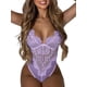 thumbnail image 2 of TRKIYQC Body sin mangas para mujer con flores de encaje, correas de hombro ajustables Ropa hueca de color sólido TRKIYQC moda, 2 of 4