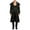 Black, variant on Men's Gothic Long Trench Coat Tailcoat Black XXL