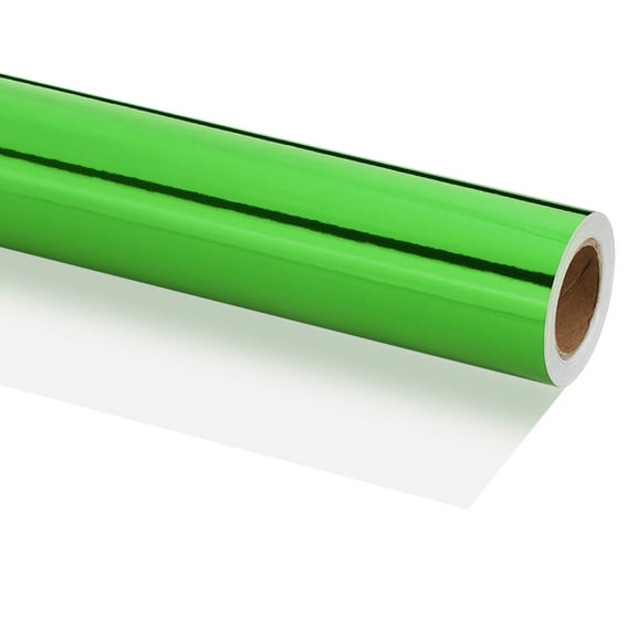 Uxcell Metallic Wrapping Paper, 16 Inch x 400 Inch(32.8Ft)Packing Paper Green