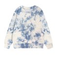 thumbnail image 5 of Girls Crewneck Oversized Sweatshirt Kids Fashion Long Sleeve Pullover Tops 1-12 Years qILAKOG Size 2-3 Years, 5 of 5