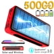thumbnail image 2 of Inalámbrico Portátil de 50000 MAh con Luz LED y 4 Puertos USB Banco de Energía Solar para Exteriores Resistente Al Agua, 2 of 8