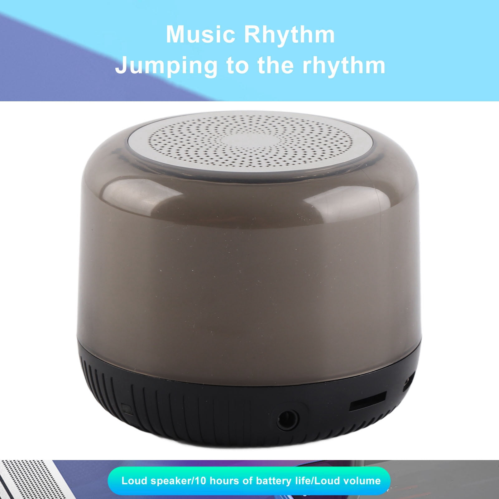 AGPTEK Haut-parleur De Douche Portable Bluetooth 5.0 Avec écran LED, Haut-parleur Sans Fil étanche Avec Ventouse Et Cordon, Support Radio FM, Appels