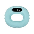 Ettsollp Silicone Grip Strength Trainer Ring LCD Display Bluetooth