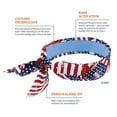 thumbnail image 2 of Ergodyne Chill-Its Stars And Stripes Bandana - Evaporative Cooling, 2 of 2