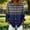 Dark Blue, variant on YHAJDS Shirts Womens Tops Stripe Print Button Lapel Long Sleeve Loose Casual Spring Summer Daily Top