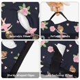 thumbnail image 6 of Princess and Swan Black Pattern Teens Toddler Nap Mat with Pillow, Sleeping Mat Bag for Preschool Daycare 60"x20", 6 of 6