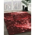 thumbnail image 3 of Ahgly Company Tapis Rectangulaire Lavable en Machine Intérieur Transitionnel Rouge Bordeaux, 2 Pieds x 3 Pieds, 3 of 7