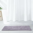 thumbnail image 2 of Non-Slip Microfiber Absorbent Plush Shag Bathroom Rug Mat, 21" x 34", Lavender, 2 of 5