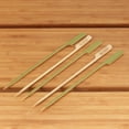 thumbnail image 2 of BambooMN Food Appetizer Marking Bamboo Paddle Skewer Picks - ALLERGY - 7.1" (18cm) - 100 Pieces, 2 of 6