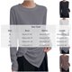 thumbnail image 3 of Neewe Womens Long Sleeve Shirts Basic Tee Fall Trendy Pleated Casual Slim Basic Comfy 2026 Fashion, 3 of 5