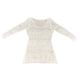 thumbnail image 1 of Vestido playero de manga larga de punto para mujer, con aberturas, de crochet, para vacaciones, color blanco lechoso, talla única, 1 of 15