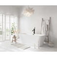 thumbnail image 3 of Elegant Kitchen & Bath BT30667GW-MBK 67 in. Rectangle Bathtub, Glossy White with Matte Black Trim, 3 of 8