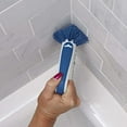 thumbnail image 3 of Unger Grout and Corner Scrubber 979870 - Stiff Blue Bristle Scrub Brush - Bathroom Cleaning, 3 of 3