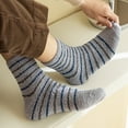 thumbnail image 5 of Uooqdmx Fuzzy Socks Men, Sleeping Socks, Winter Socks for Men, Fleece Socks, Soft Socks, Gray One Size, 5 of 8