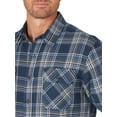 thumbnail image 2 of Wrangler Mens Long Sleeve Flannel Shirt, 2 of 3