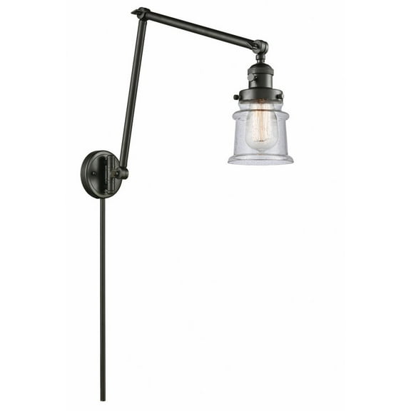 Innovations Lighting - Canton - 1 Light Double Extension Swing Arm Wall Sconce