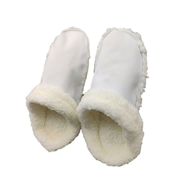 keepw Soft Winter Insole For Shoes Non-Slip And Convenient Insole Lining For Slippers Winter Insoles white 46-47(280mm) 1Set