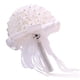 thumbnail image 5 of Ramo de novia para dama de honor, elegante y romántico ramo de novia para boda. blanco, 5 of 9