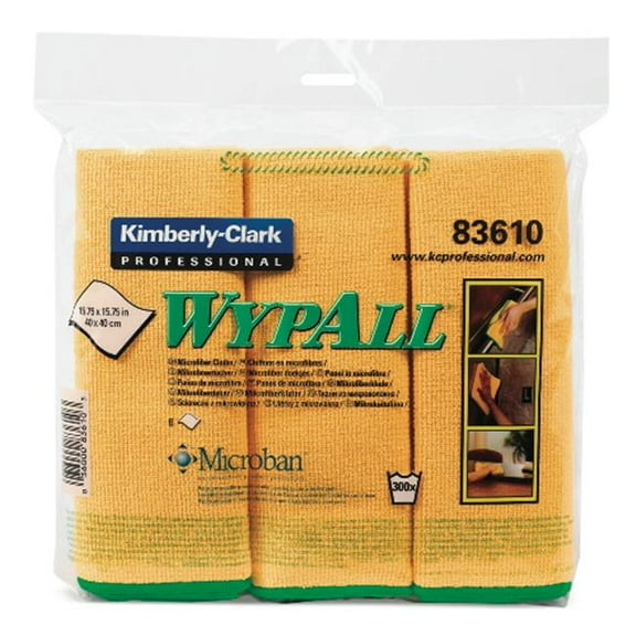 Kimberly-Clark  Wypall Microfiber Cloths- Gold- 6 Count