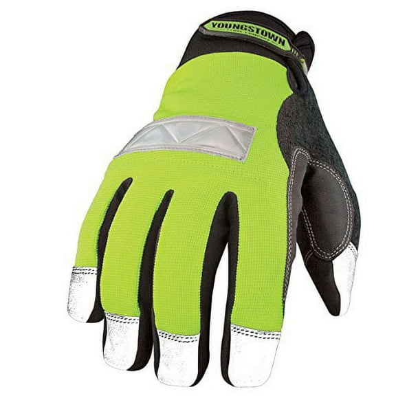 Youngstown Glove 08-3710-10-L Safety Lime Waterproof Winter Glove Large