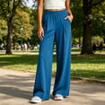 thumbnail image 6 of Admvng Sweatpants Women Baggy Solid Color Thin Large Size Leggings High Waist Can Be Worn At Home and Outside Trousers, Size XL-6XL, 6 of 6