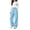 Q10 Light Blue, variant on LUGOGNE Boys Girls Fleece Lined Sweatpants Kids Wide Leg Winter Pants with Pockets Comfortable Loose Lounge Track Pants