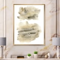 thumbnail image 2 of Designart 'Beige and Black Clouds' Modern Framed Canvas Wall Art Print, 2 of 5