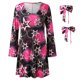 thumbnail image 3 of WILLBEST Vestidos Casuales para Mujer Curvy Otoño Nuevo Estampado Vestido 70S Hippie Disco Vestido de Mujer Extra Grande, 3 of 3