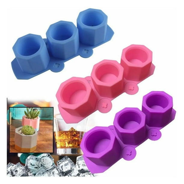 Moldes para macetas, 3 piezas de silicona para macetas, moldes de silicona para macetas de cemento, optimizados para la excelencia