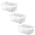 thumbnail image 7 of Stackable Airtight Storage Containers With Lids, 3 Piece Set for Fridge Organization Meal Prep Leftovers, 7 of 7