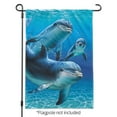 thumbnail image 2 of Dolphin Pals Ocean Diving Garden Yard Flag, 2 of 4