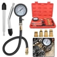 thumbnail image 4 of Comprobador de compresión automotriz para motores de gasolina, multiadaptadores y tuberías. Lecturas precisas de 0 a 300 psi y 0 a 20 bar., 4 of 5