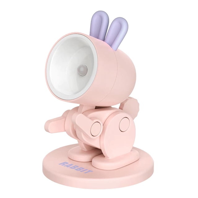 LED para Computadora Portátil Lámpara Dormir Plegable Segura Regalos Navideños Dibujos Animados (A)
