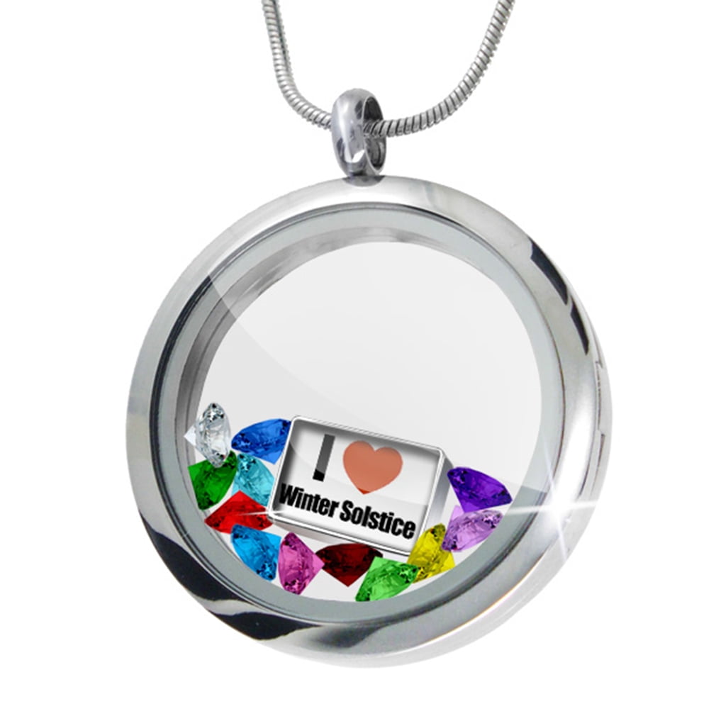 Floating Locket Set I Love Winter Solstice NEONBLOND by NEONBLOND