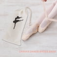 thumbnail image 3 of Canvas Ballet Dance Shoe Bag with Large Storage Space for Keeping Shoes Safe and Dry 4Pcs Assorted Color, 3 of 8