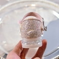 thumbnail image 4 of YYUIJK Girls Dress Shoes Glitter Princess Shoe Flower Mary Jane Low Heels Party Wedding Prom Footwear for Toddler Kids Pink 1 Little Kid, 4 of 7
