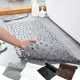thumbnail image 1 of Alfombra de baño de goma con ventosas • Alfombra antideslizante de ducha • Suelas de masaje y fregado • 40x88cm gris/blanco/marrón • Esterilla de baño fácil de limpiar, 1 of 9