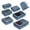 Blue, variant on 7 Pcs Packing Cubes for Travel Organizer Tear-Resistant with Number Icon Handle Storage Bags for Carry on Bag for Clothes Shoes, Beige
