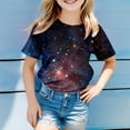 thumbnail image 2 of Gyexs Graphic Tees for Boys 3D Graphic Crewneck Tees Top Casual Pullover Summer Holiday #04 Gold 4-5 Years, 2 of 4