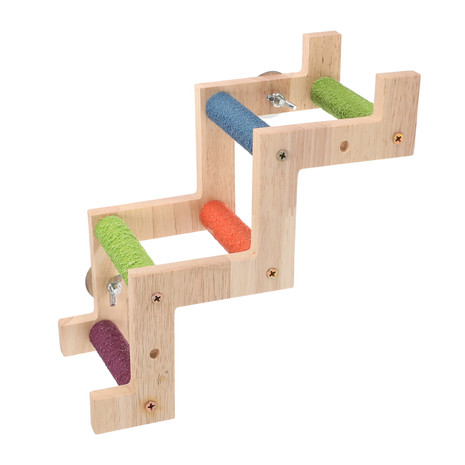 NICEXMAS Pet Ladder Bird Wooden Climbing For Bird Owners 1Set